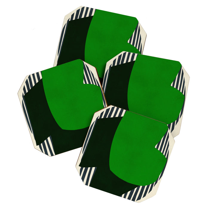 Modern abstract shape N04 Coaster Gallery Image 1