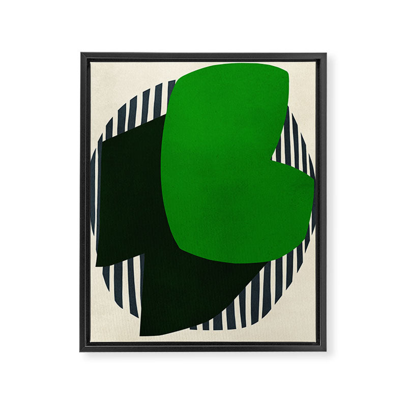 Modern abstract shape N04 Framed Canvas Print Gallery Image 6