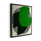 Modern abstract shape N04 Framed Canvas Print Gallery Image 2