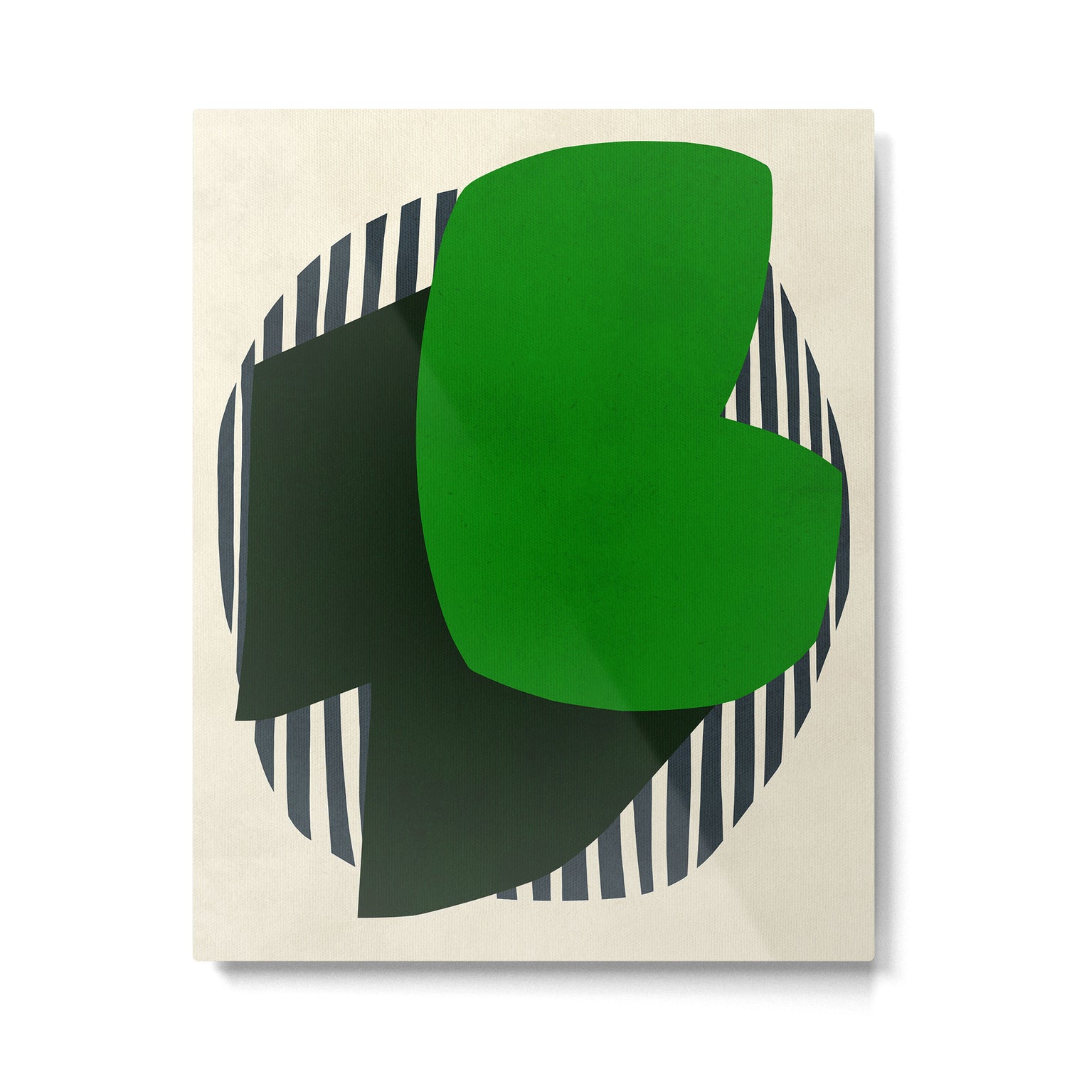 Modern abstract shape N04 Metal Print Gallery Image 4