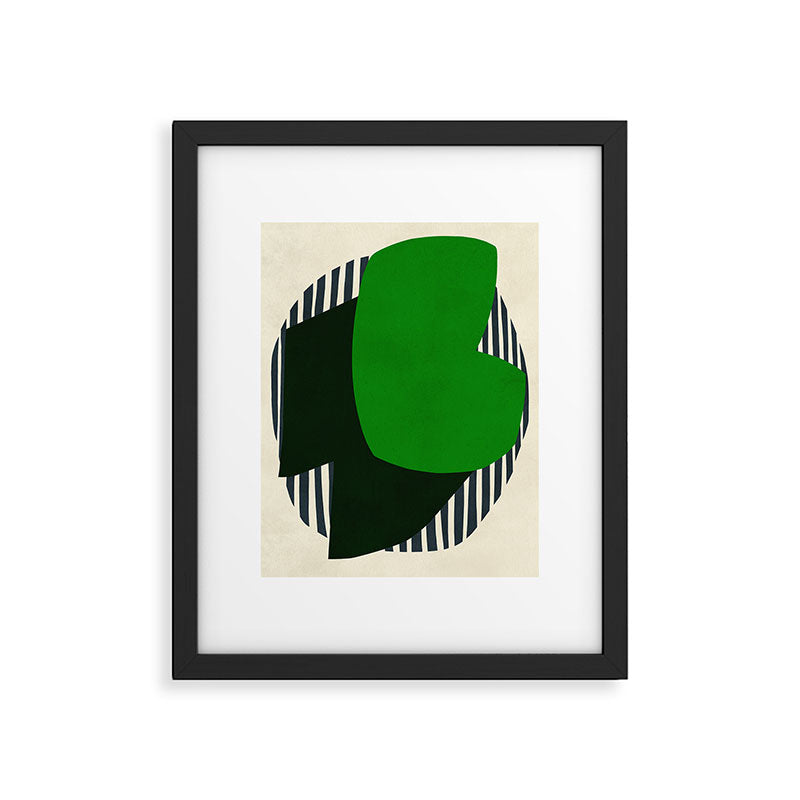 Modern abstract shape N04 Framed Art Print Gallery Image 5