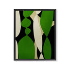 Modern shapes composition N01 Framed Canvas Print Gallery Image 6