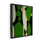 Modern shapes composition N01 Framed Canvas Print Gallery Image 2