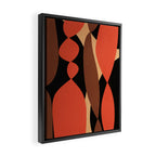 Modern shapes composition N03 Framed Canvas Print Gallery Image 2