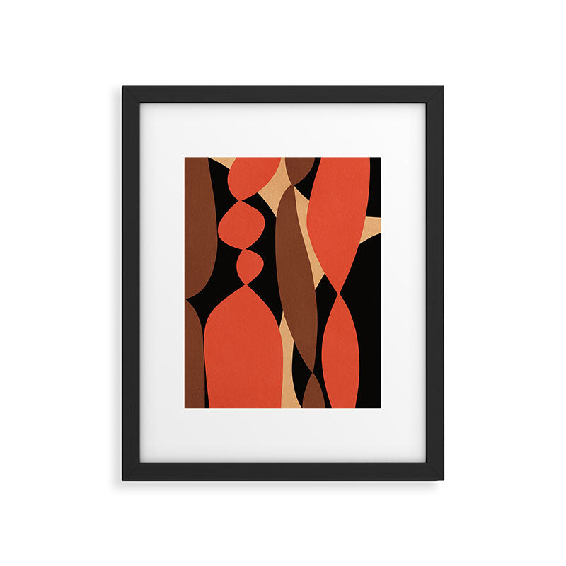 Modern shapes composition N03 Framed Art Print Gallery Image 5
