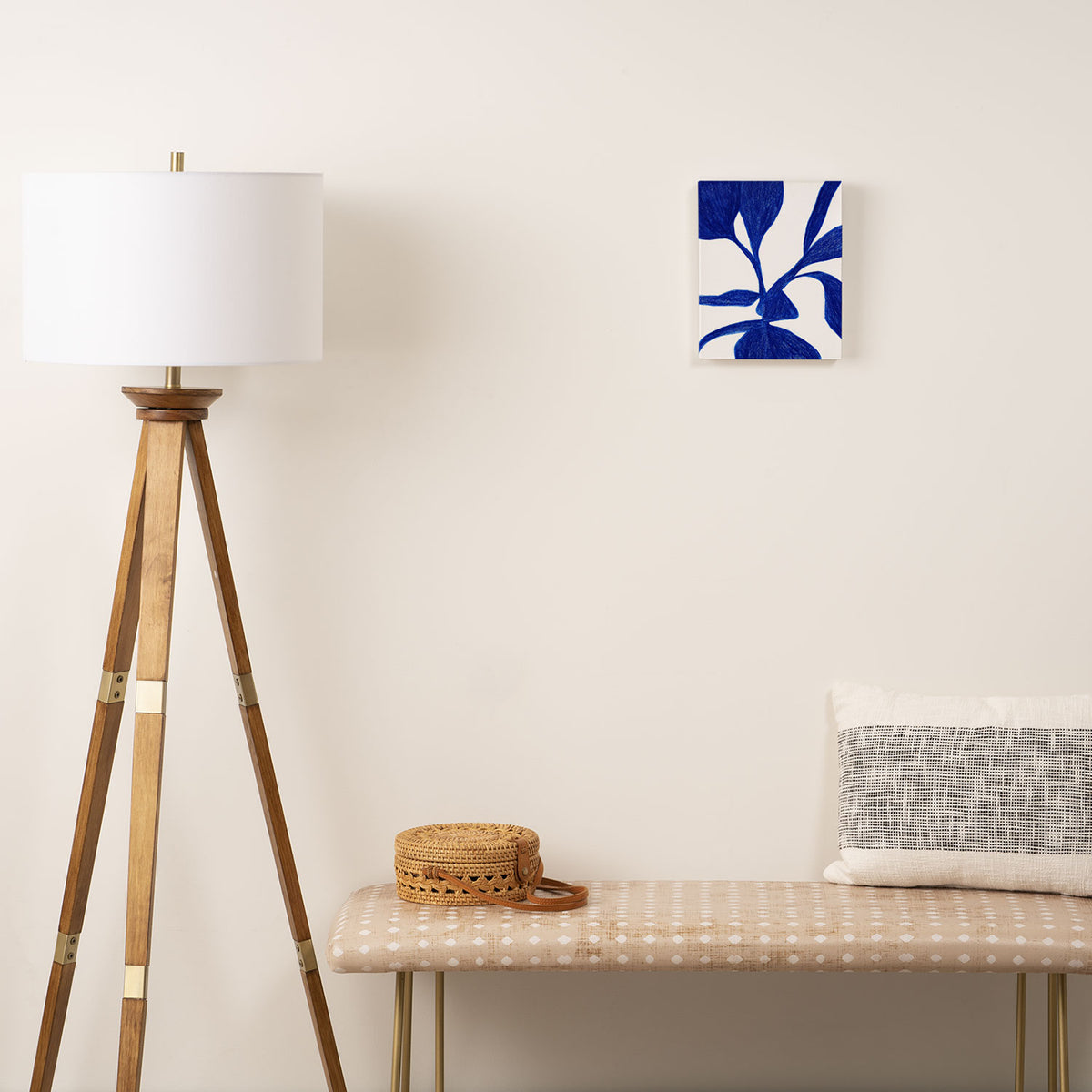 Plant blue  Canvas Print Gallery Image 2
