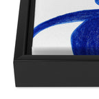 Plant blue  Framed Canvas Print Gallery Image 3