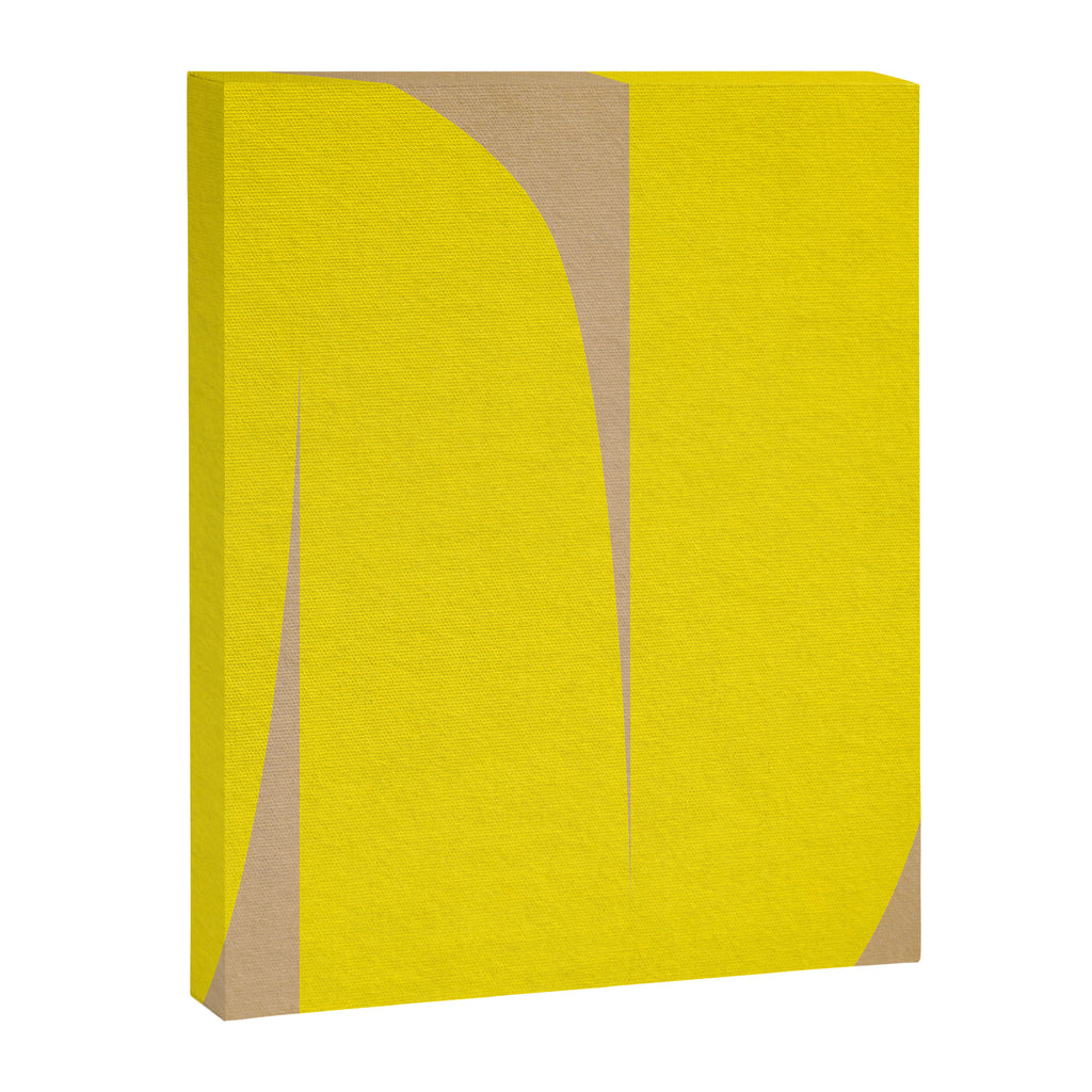 simple abstract shape-04 yellow Canvas Print Gallery Image 6