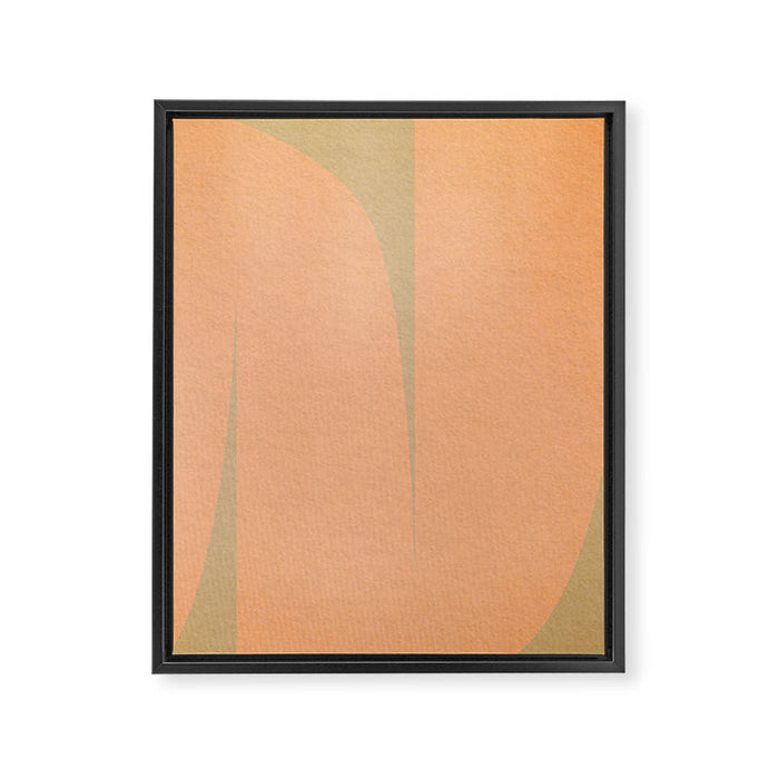 simple abstract shape-05  Framed Canvas Print Gallery Image 1