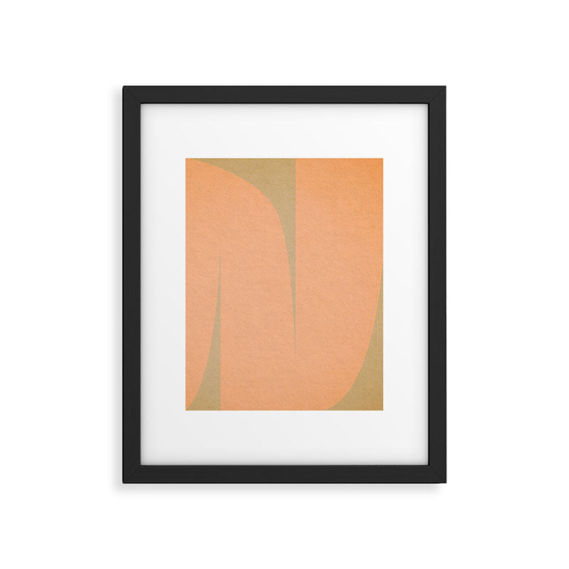 simple abstract shape-05  Framed Art Print Gallery Image 5