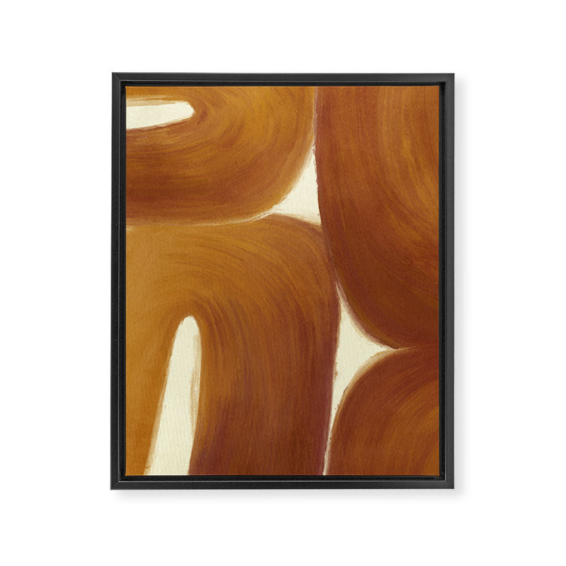 Soft shapes  Framed Canvas Print Gallery Image 6