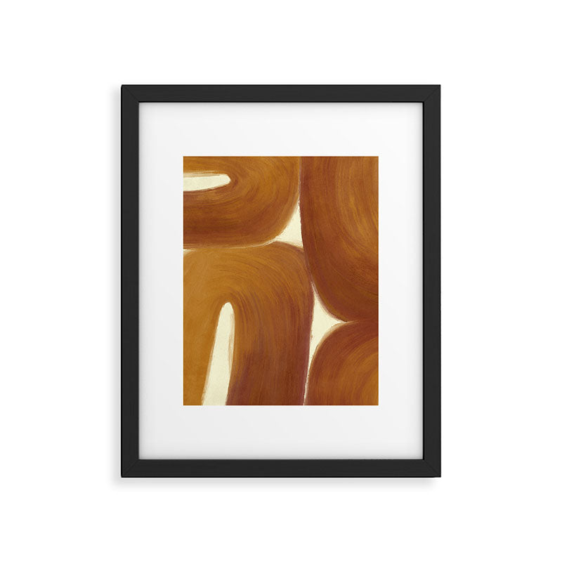 Soft shapes  Framed Art Print Gallery Image 5