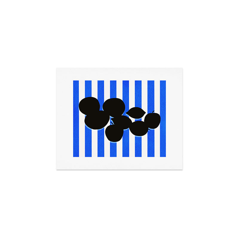 Still life - blue stripe Art Print Gallery Image 1