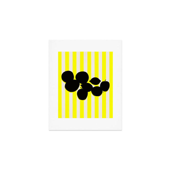 Still life- yellow stripe Art Print Gallery Image 1