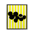 Still life- yellow stripe Framed Canvas Print Gallery Image 8