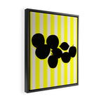 Still life- yellow stripe Framed Canvas Print Gallery Image 2