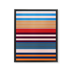 Stripe pattern 01 Framed Canvas Print Gallery Image 6