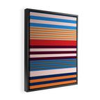 Stripe pattern 01 Framed Canvas Print Gallery Image 2