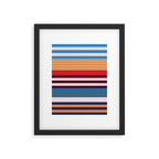 Stripe pattern 01 Framed Art Print Gallery Image 5