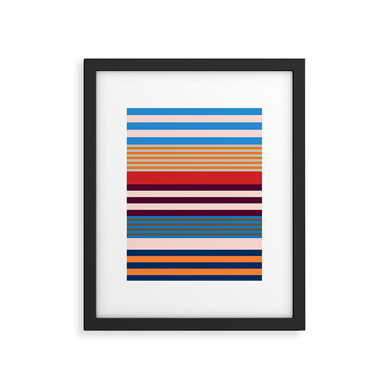 Stripe pattern 01 Framed Art Print Gallery Image 5
