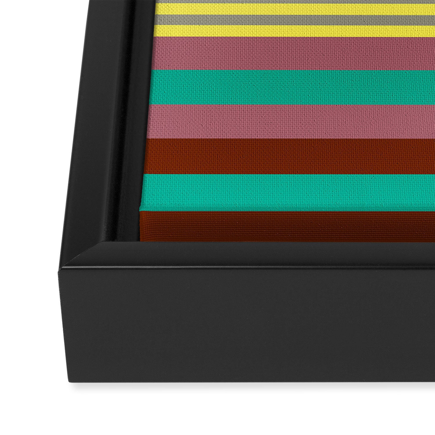 stripe pattern 02 Framed Canvas Print Gallery Image 3