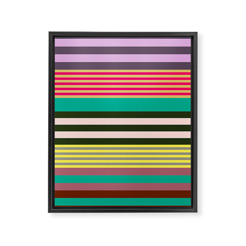 stripe pattern 02 Framed Canvas Print Gallery Image 6