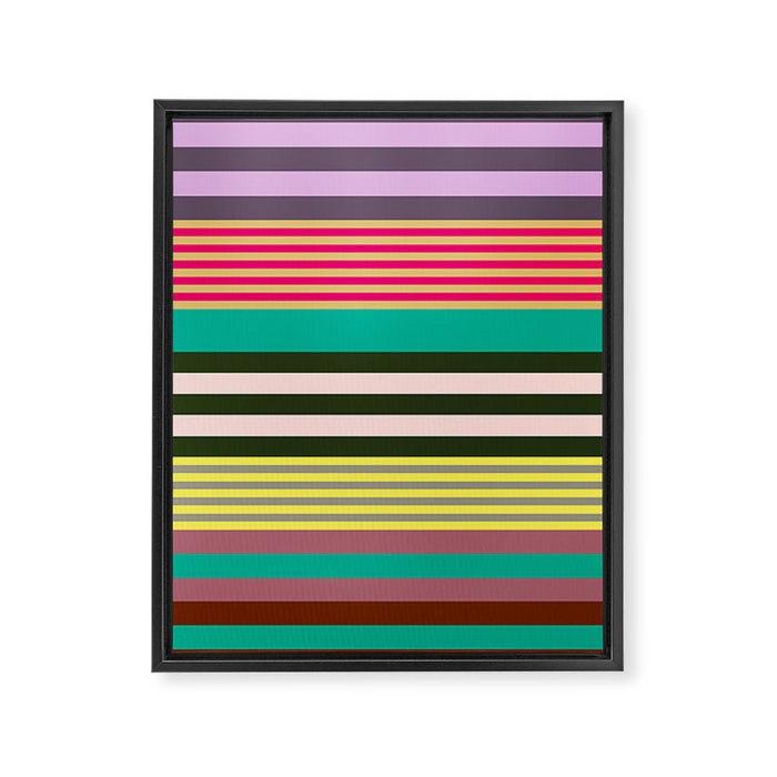 stripe pattern 02 Framed Canvas Print Gallery Image 1
