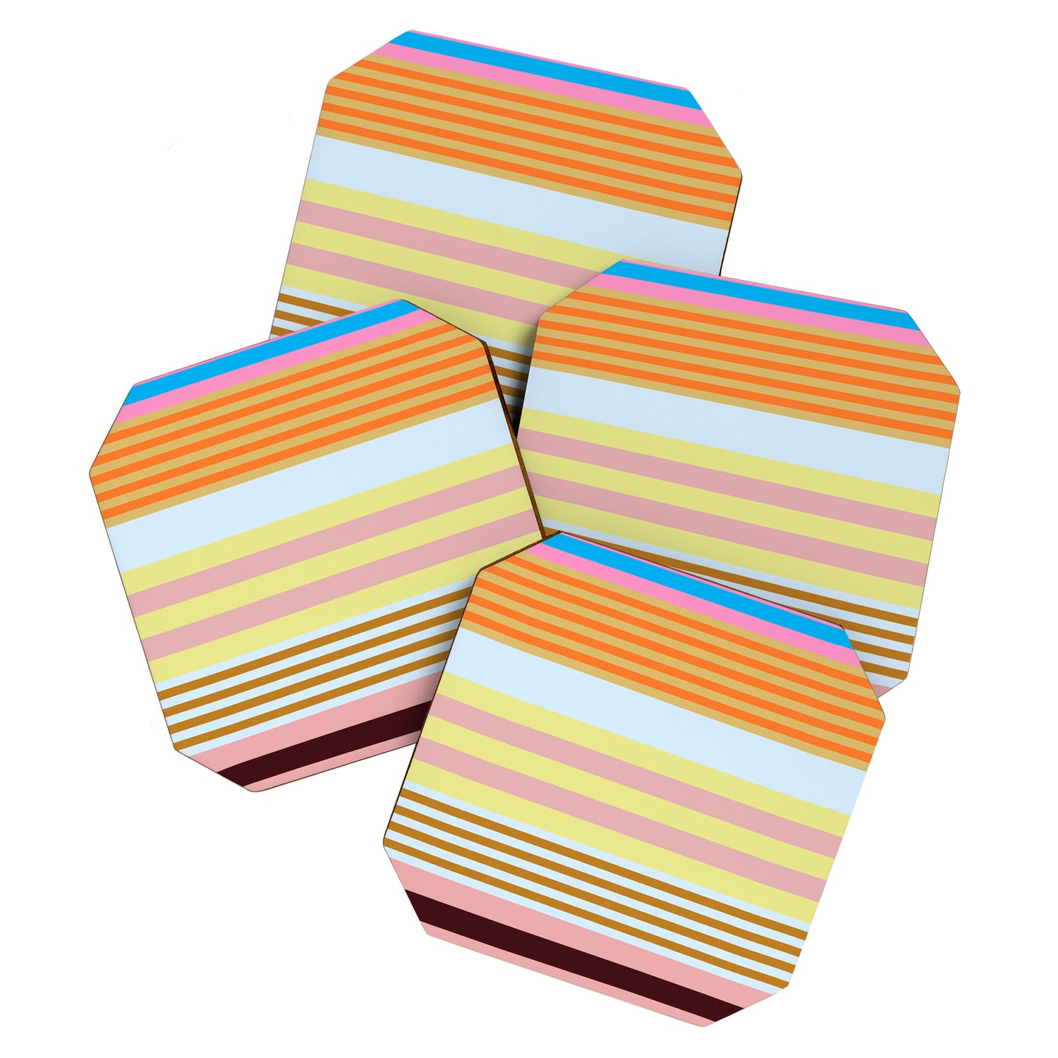 stripe pattern 03 Coaster Gallery Image 1