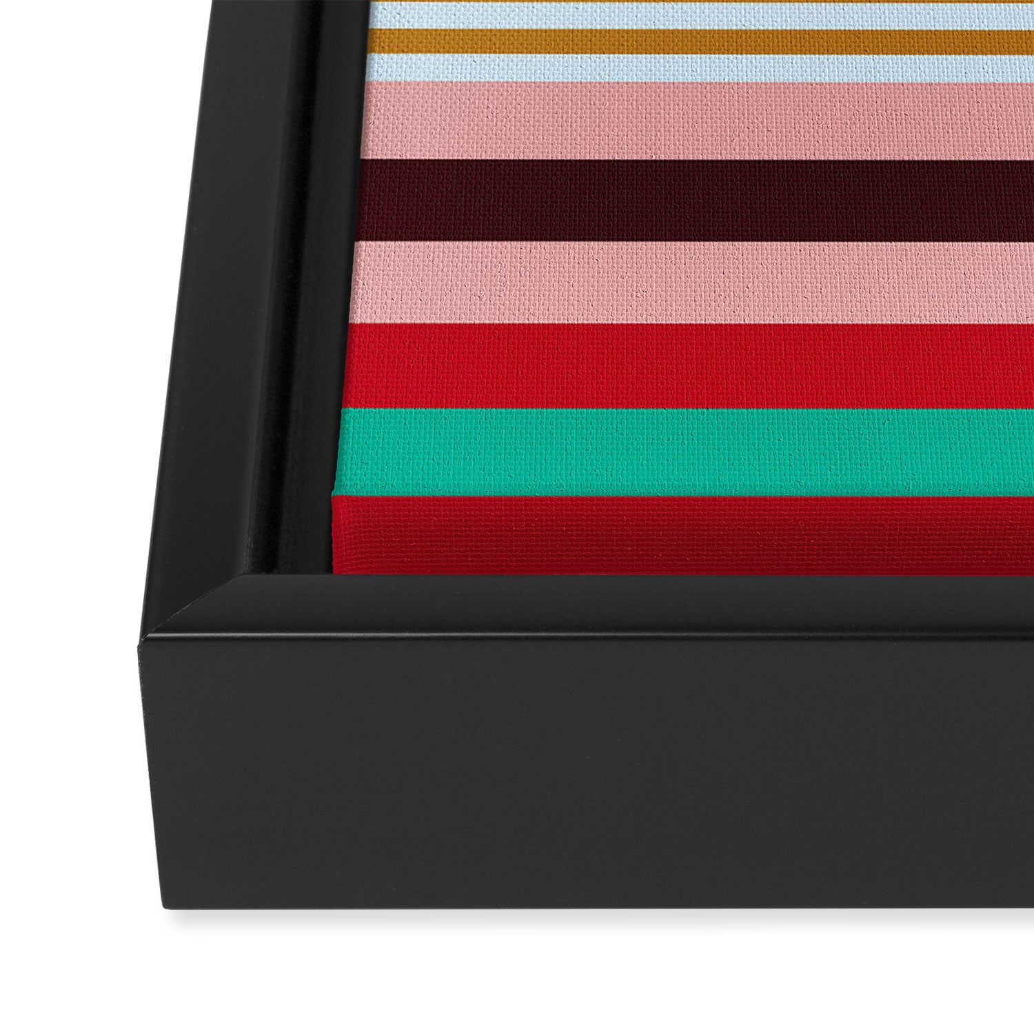 stripe pattern 03 Framed Canvas Print Gallery Image 3