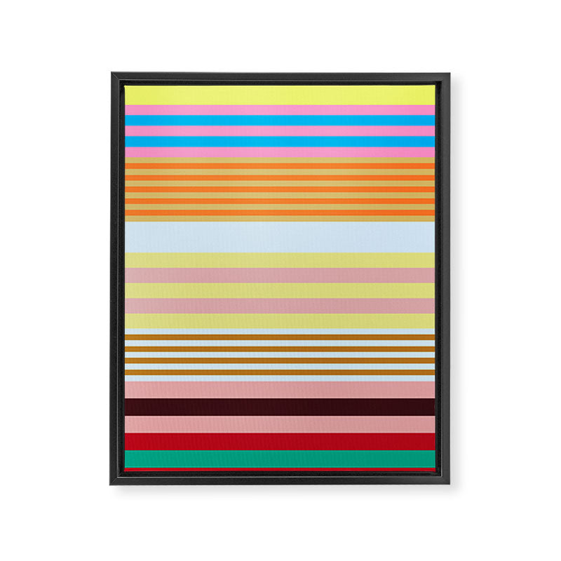 stripe pattern 03 Framed Canvas Print Gallery Image 6