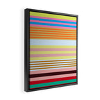 stripe pattern 03 Framed Canvas Print Gallery Image 2
