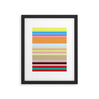 stripe pattern 03 Framed Art Print Gallery Image 5