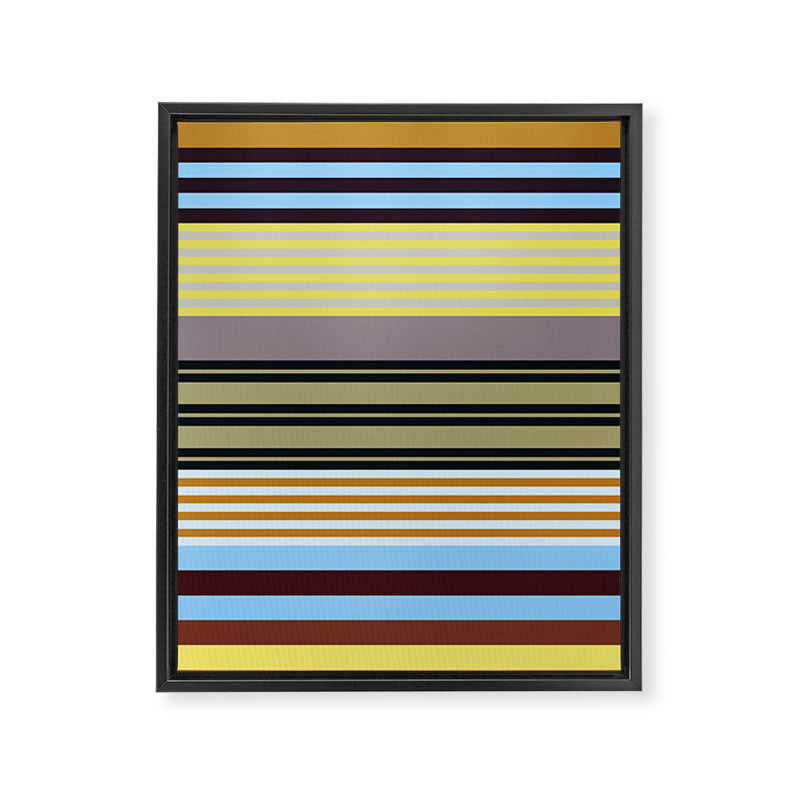 stripe pattern 04 Framed Canvas Print Gallery Image 6