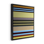 stripe pattern 04 Framed Canvas Print Gallery Image 2