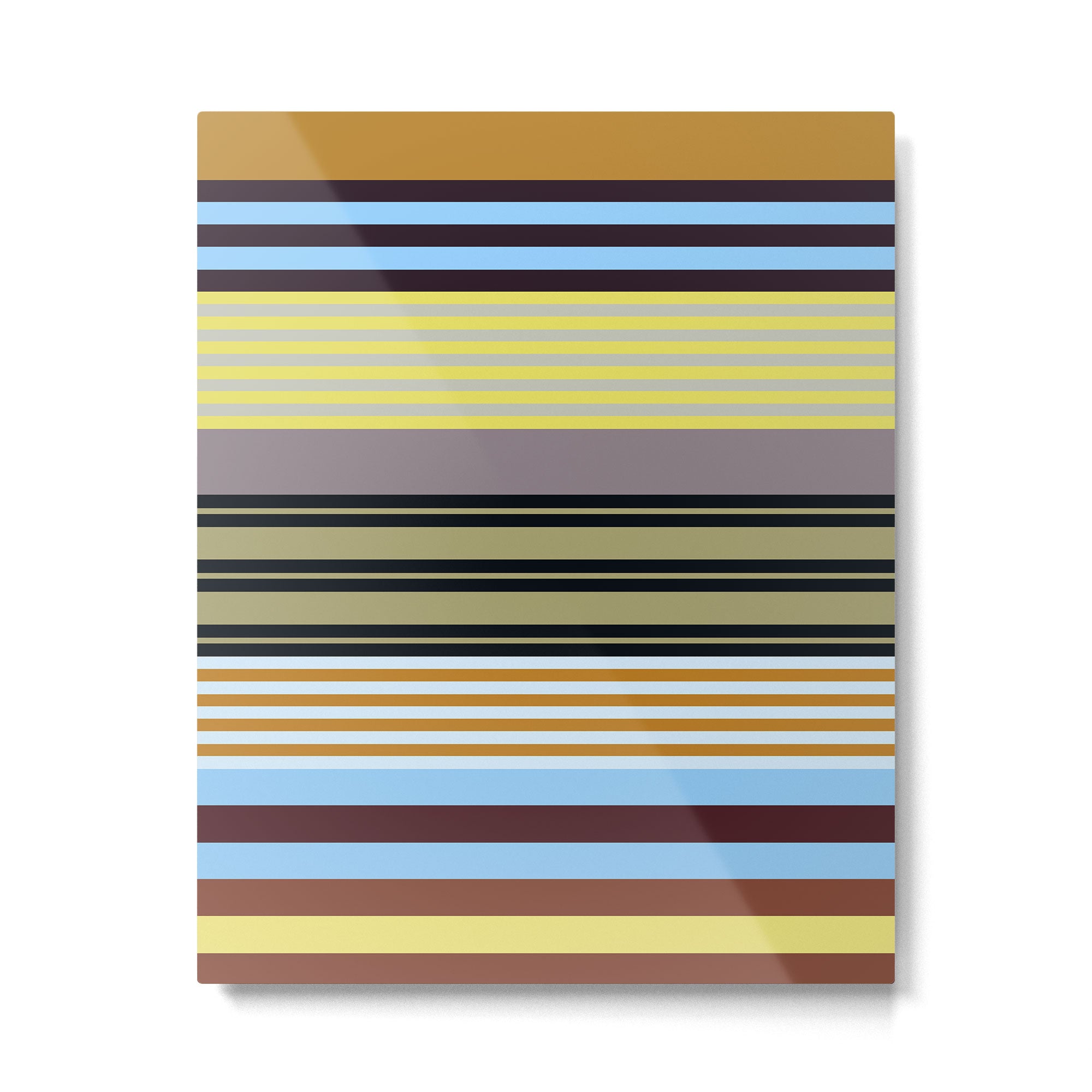 stripe pattern 04 Metal Print Gallery Image 4