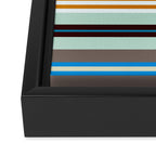 stripe pattern 05 Framed Canvas Print Gallery Image 3