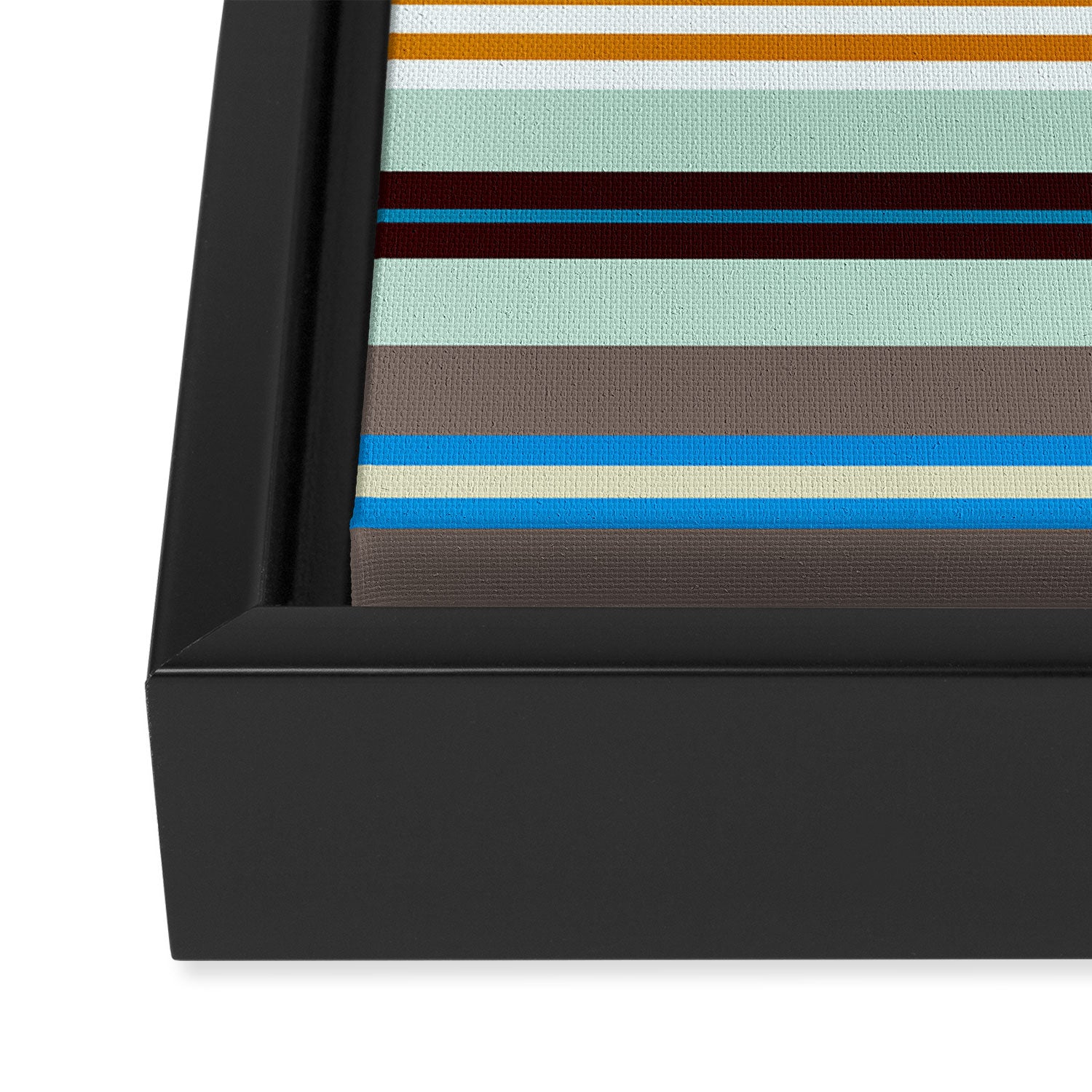 stripe pattern 05 Framed Canvas Print Gallery Image 3