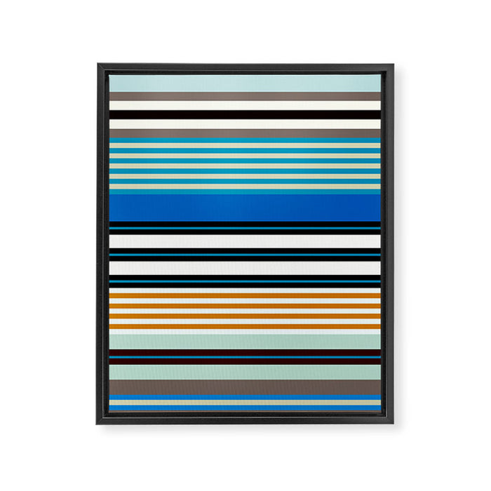stripe pattern 05 Framed Canvas Print Gallery Image 1