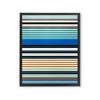 stripe pattern 05 Framed Canvas Print Gallery Image 6