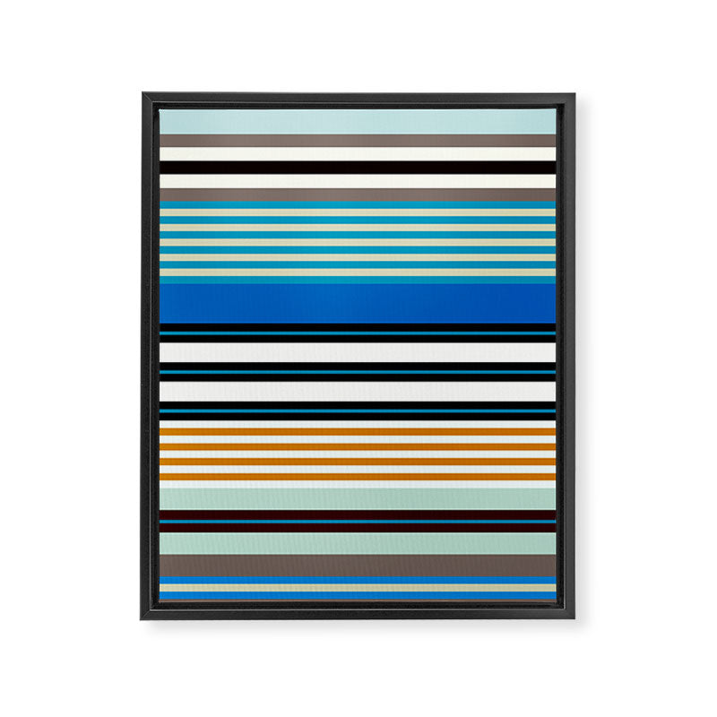 stripe pattern 05 Framed Canvas Print Gallery Image 6