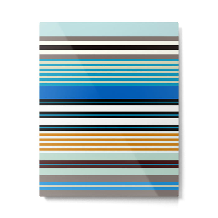 stripe pattern 05 Metal Print Gallery Image 1