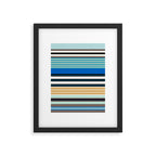 stripe pattern 05 Framed Art Print Gallery Image 5