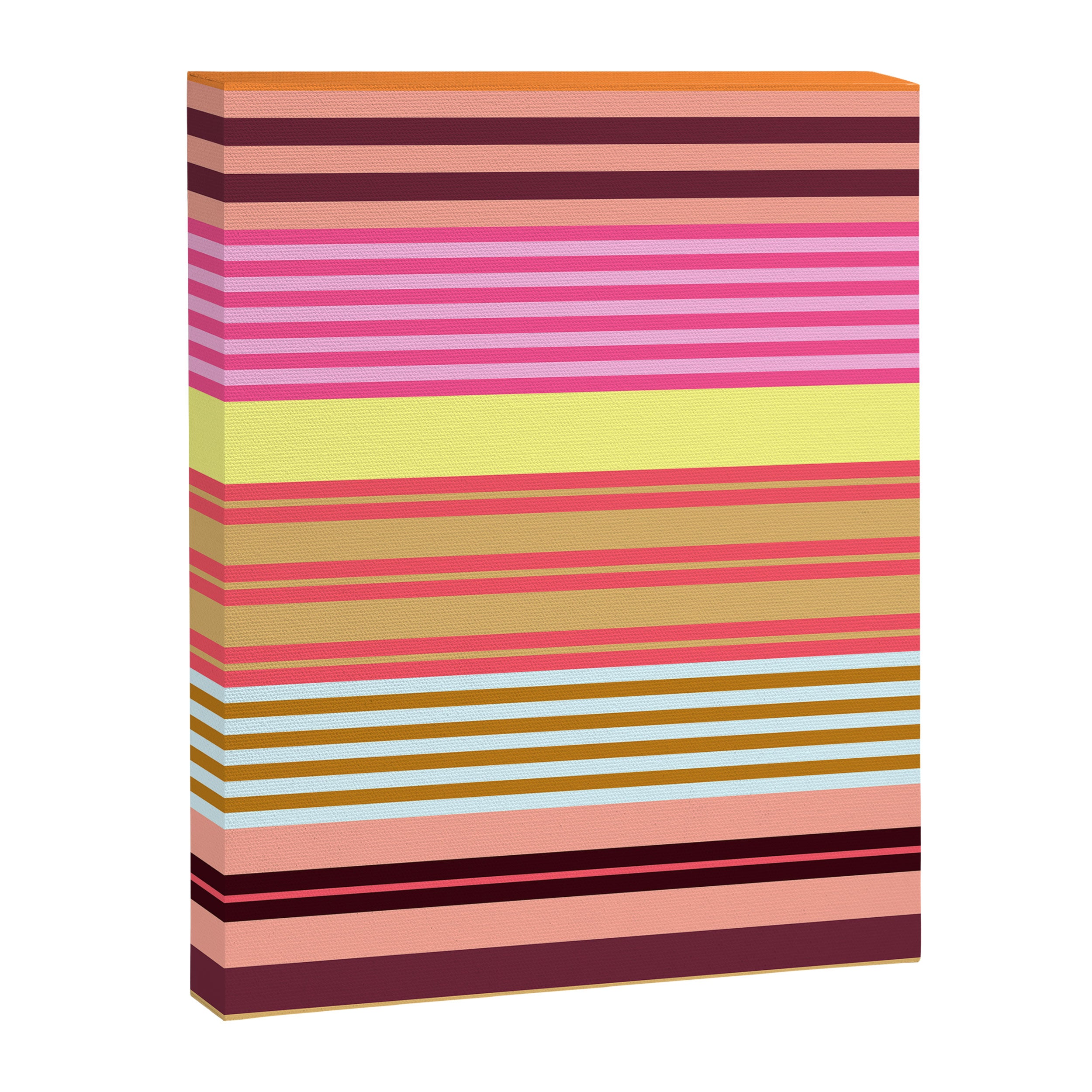 stripe pattern -bright Canvas Print Gallery Image 6