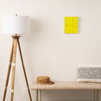 Yellow abstract shapes N02 Canvas Print Gallery Image 2