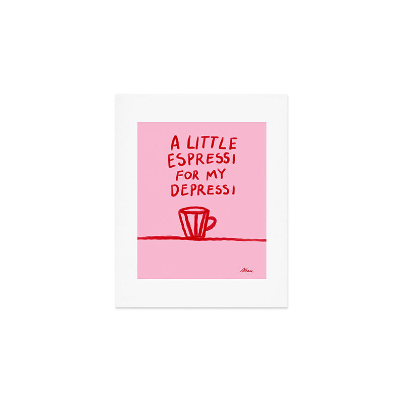 A Little Espressi  Art Print Gallery Image 1