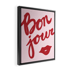 Bonjour  Framed Canvas Print Gallery Image 2