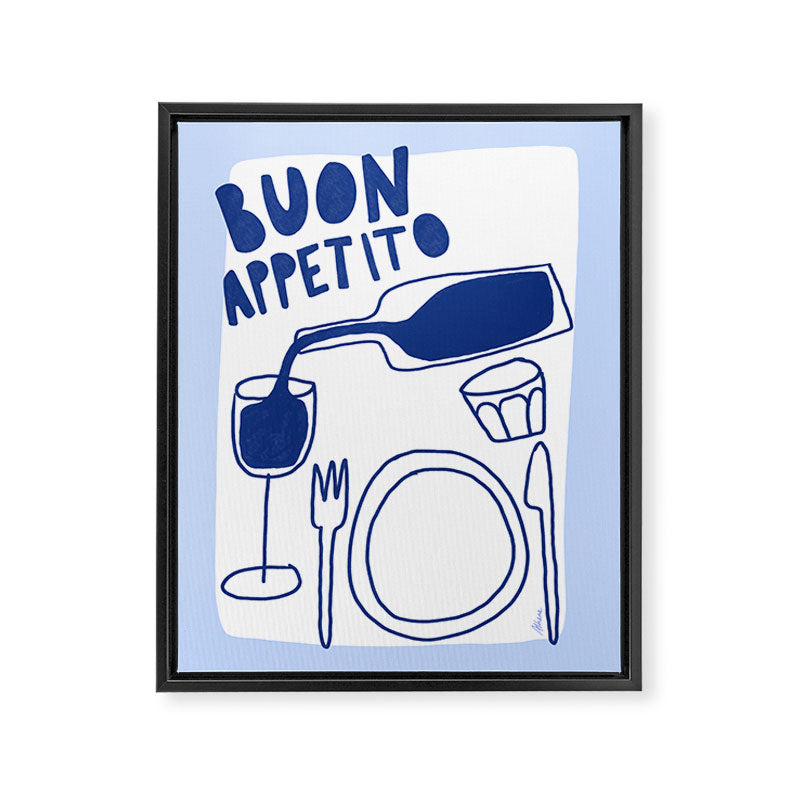 Buon Appetito Framed Canvas Print Gallery Image 6