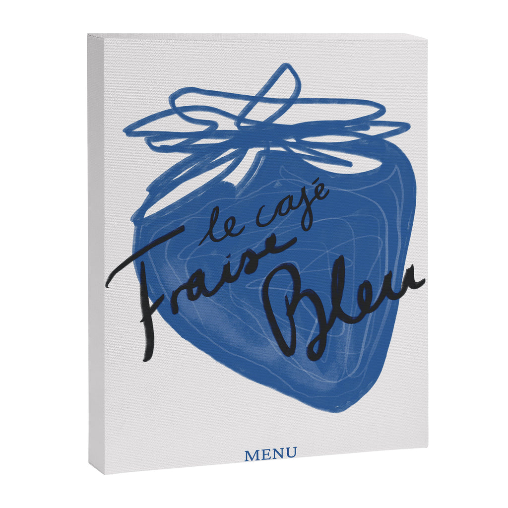 Café Fraise Bleu Canvas Print Gallery Image 6