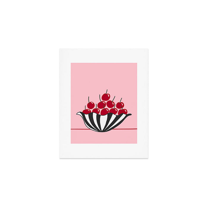 Cherry Bowl  Art Print Gallery Image 1