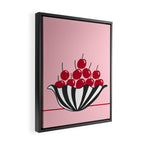 Cherry Bowl  Framed Canvas Print Gallery Image 2